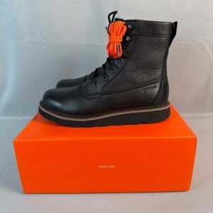 Sorel Slabtown 62 Caribou Hi-Viz Waterproof Boots Mens 10 Black New NWT